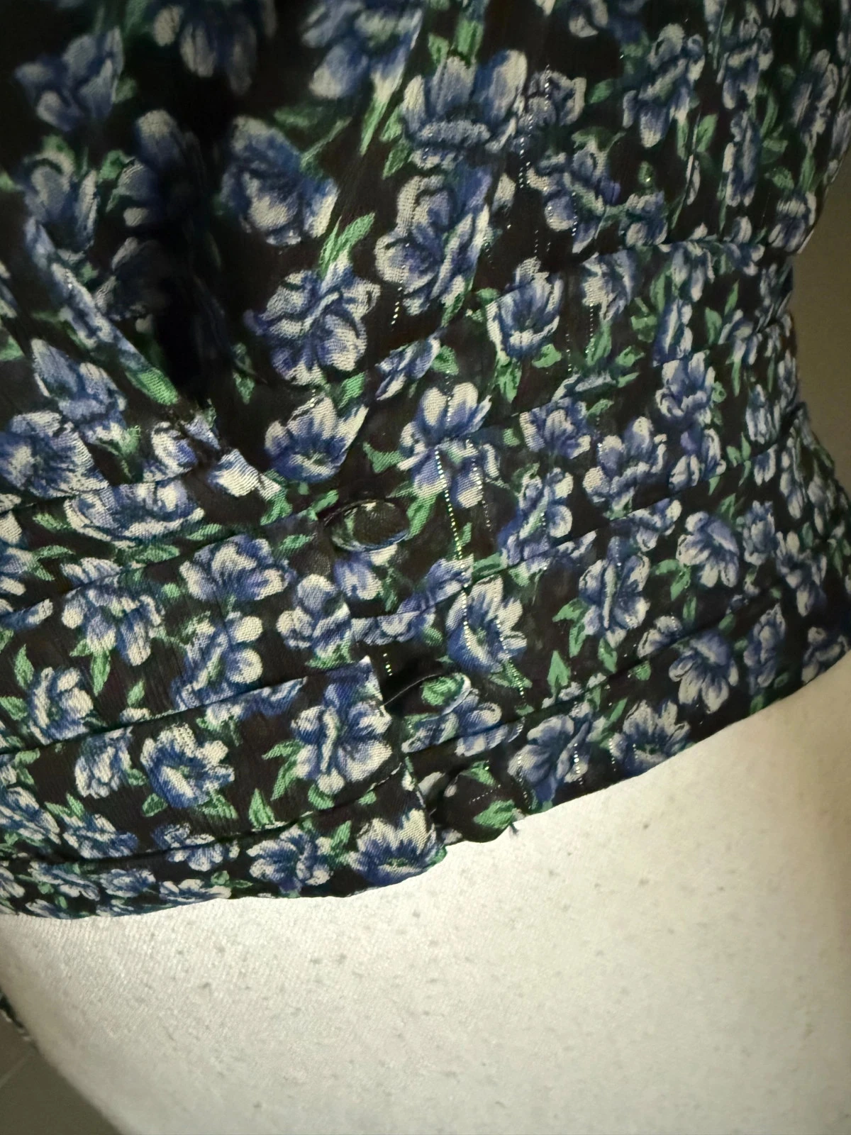 Zara floral crop top - Size XS (34) – photo 3